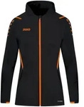 JAKO Kapuzenjacke Challenge (schwarz/neonorange / Gr&ouml;&szlig;e 3XL / Unisex)