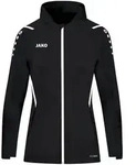 JAKO Kapuzenjacke Challenge (schwarz/wei&szlig; / Gr&ouml;&szlig;e 140 / Kinder)