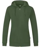 JAKO Kapuzenjacke Organic (oliv / Gr&ouml;&szlig;e M / Unisex)