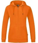 JAKO Kapuzenjacke Organic (orange / Gr&ouml;&szlig;e 34 / Damen)