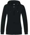 JAKO Kapuzenjacke Organic (schwarz / Gr&ouml;&szlig;e 38 / Damen)