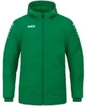 JAKO Coachjacke Team mit Kapuze (sportgr&uuml;n / Gr&ouml;&szlig;e XXL / Unisex)