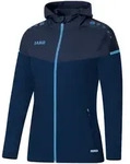 JAKO Kapuzenjacke Champ 2.0 (marine/darkblue/skyblue / Gr&ouml;&szlig;e 38 / Damen)