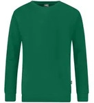 JAKO Sweat Organic (gr&uuml;n / Gr&ouml;&szlig;e L / Unisex)