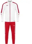 JAKO Trainingsanzug Polyester Power (wei&szlig;/rot / Gr&ouml;&szlig;e S / Unisex)