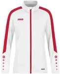 JAKO Polyesterjacke Power (wei&szlig;/rot / Gr&ouml;&szlig;e 128 / Kinder)