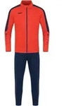 JAKO Trainingsanzug Polyester Power (flame/marine / Gr&ouml;&szlig;e 128 / Kinder)
