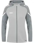 JAKO Kapuzenjacke Performance (soft grey/steingrau / Gr&ouml;&szlig;e 128 / Kinder)