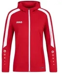 JAKO Kapuzenjacke Power (rot / Gr&ouml;&szlig;e 34 / Damen)