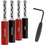 AudioQuest Sure Grip 100 silber - Bananenstecker