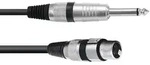 OMNITRONIC Adapterkabel XLR(F)/Klinke mono 2m sw