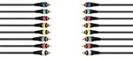 OMNITRONIC Snake-Kabel 8xCinch/8xCinch 15m