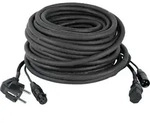 DAP FP08 - Schuko/XLR F - IEC/XLR M - Audio / Power 10 m Audio / Strom
