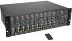OMNITRONIC RM-1422FXA USB Rack-Power-Mixer