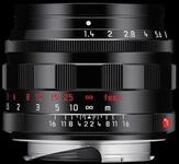 Leica Summilux-M 1:1,4/50, schwarz gl&auml;nzend