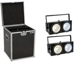 EUROLITE Set 2x Audience Blinder 2x100W LED COB CW/WW + Case