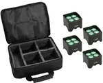 EUROLITE Set 4x AKKU Mini UP-4 QCL Spot MK2 + Soft-bag