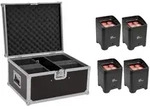 EUROLITE Set 4x AKKU UP-4 Entry QCL Spot + Case