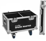 ROADINGER Flightcase 2x Spark Master mit Rollen