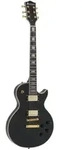 DIMAVERY LP-530 E-Gitarre, schwarz/gold