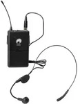 OMNITRONIC WAMS-12 Taschensender inkl. Kopfb&uuml;gelmikrofon 863MHz