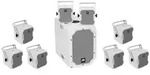 OMNITRONIC Set BOB-10A ws + 8x BOB-4 ws