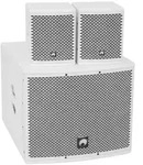 OMNITRONIC Set MOLLY-12A Subwoofer aktiv + 2x MOLLY-6 Top 8 Ohm, wei&szlig;