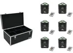EUROLITE Set 6x AKKU TL-3 TCL Trusslight QuickDMX + Case TDV-1