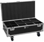 ROADINGER Flightcase 6x AKKU IP UP-4 Plus HCL Spot WDMX mit Ladefunktion