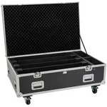 ROADINGER Flightcase PRO 4x LED BAR-8 SWING mit Rollen