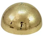 EUROLITE Spiegel-Halbkugel 40cm gold motorisiert