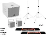 OMNITRONIC Set MOLLY 2.1 Aktivsystem Sub + 2x Top + Zubeh&ouml;r, wei&szlig;