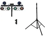 EUROLITE Set LED KLS Laser Bar Next FX-Lichtset + M-4 Boxenhochst&auml;nder