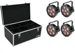 EUROLITE Set 4x LED SLS-6 TCL Spot + Case TDV-1