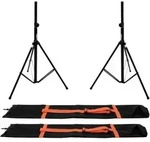 OMNITRONIC Set 2x BS-2 EU Boxenhochst&auml;nder + 2x Tragetasche