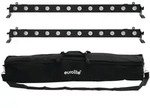 EUROLITE Set 2x LED BAR-12 QCL RGBW + Soft-Bag