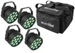 EUROLITE Set 4x LED PARty TCL Spot + Soft-Bag