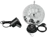 EUROLITE Spiegelkugelset 20cm mit LED Spot