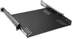 Adam Hall 19"" Parts 87556 - 19"" Rackwanne 1 HE mit Auszugsschienen