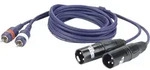 DAP FL26 - 2 RCA male L/R to 2 XLR/M 3P 3 m