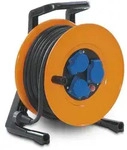 SCHILL Last-Kabeltrommel, 3 x Maschinendose, Kabell&auml;nge: 40 m, H07RN-F