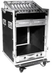 ROADINGER Spezial-Kombi-Case Profi, 12HE mit Rollen