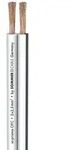 Lautsprecherkabel SC-Prisma; 1 x 2 x 2,50 mm2; PVC; 9,1 x 4,3 mm; wei&szlig;