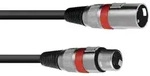 OMNITRONIC XLR Kabel 3pol 3m sw/rt