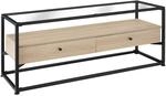 TecTake GmbH Lowboard Maidenhead 121,5x41,5x50,5cm - Industrial Holz hell, Eiche