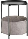 TecTake GmbH Beistelltisch Canterbury 45,5x45,5x53cm - schwarz 404190