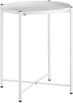 TecTake GmbH Beistelltisch Chester 45,5x45,5x53cm - wei&szlig; 404188