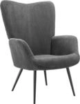 TecTake GmbH Sessel Hygge gepolstert, ergonomisch, Belastbarkeit 150 kg - ohne