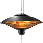 TecTake GmbH Solaris Infrarotheizstrahler Orbit 2500W, Aluminiumgeh&auml;use - schwarz