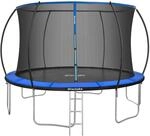 TecTake GmbH Trampolin Jumpy mit Sicherheitsnetz - 366 cm 405619